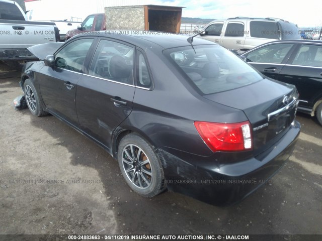 JF1GE61649H511267 - 2009 SUBARU IMPREZA 2.5I GRAY photo 3