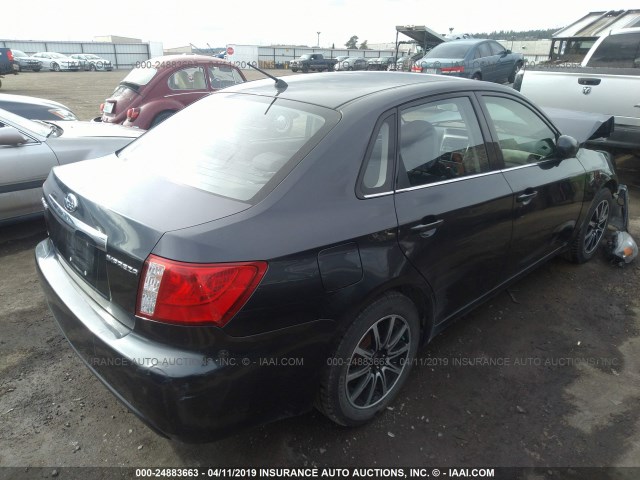 JF1GE61649H511267 - 2009 SUBARU IMPREZA 2.5I GRAY photo 4