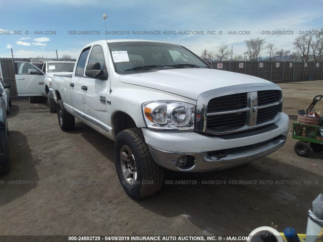 3D7KS28D47G743665 - 2007 DODGE RAM 2500 ST/SLT WHITE photo 1