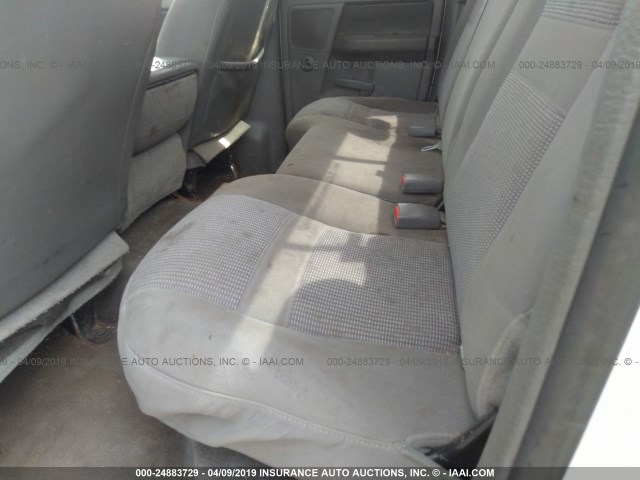 3D7KS28D47G743665 - 2007 DODGE RAM 2500 ST/SLT WHITE photo 8