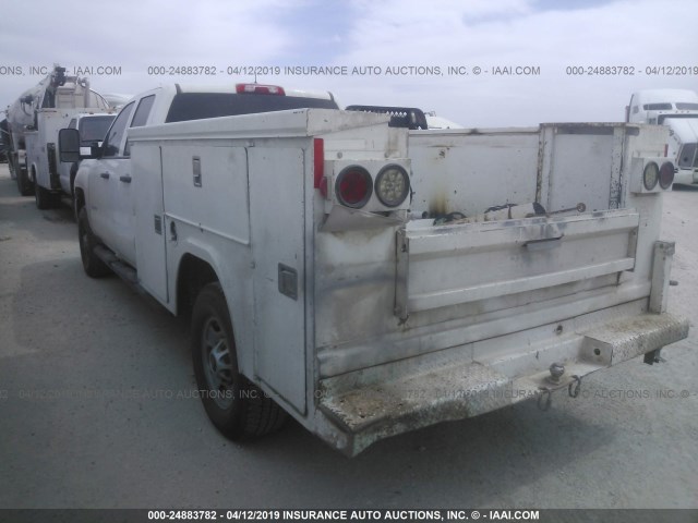 1GC2CUEG0FZ502640 - 2015 CHEVROLET SILVERADO C2500 HEAVY DUTY WHITE photo 3