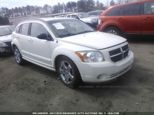 1B3HB78K97D134358 - 2007 DODGE CALIBER R/T WHITE photo 1