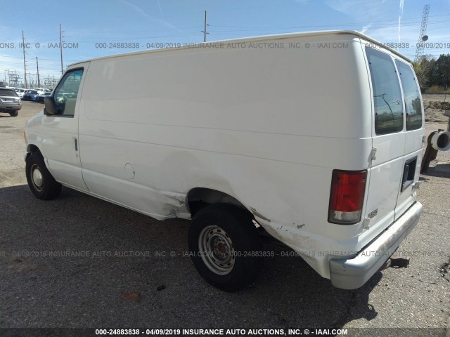 1FTRE1423XHC20710 - 1999 FORD ECONOLINE E150 VAN WHITE photo 3