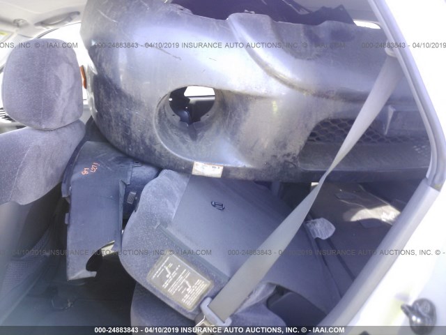 KM8SB12B54U641887 - 2004 HYUNDAI SANTA FE GL SILVER photo 8