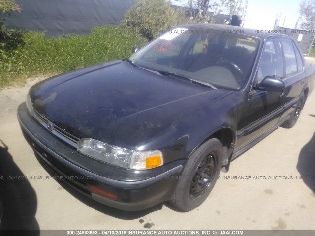 JHMCB7656NC032538 - 1992 HONDA ACCORD LX/EX GRAY photo 2