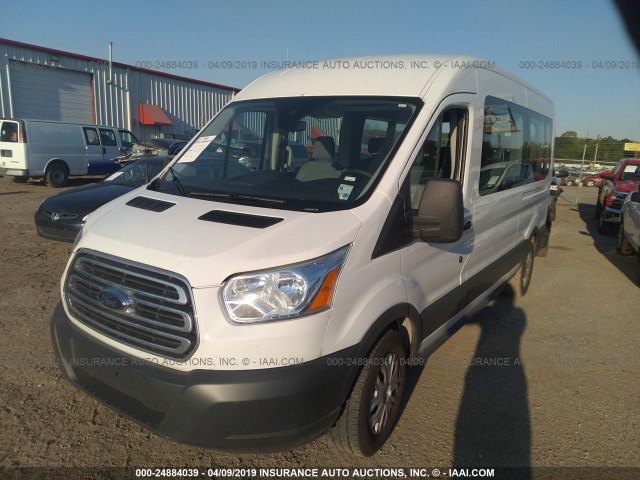 1FBAX2CM5JKA85387 - 2018 FORD TRANSIT T-350 WHITE photo 2