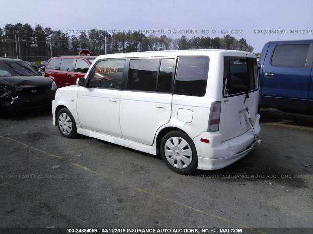 JTLKT324364120141 - 2006 TOYOTA SCION XB WHITE photo 3