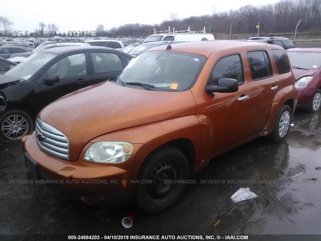 3GNDA13D37S617566 - 2007 CHEVROLET HHR LS Naranja foto 2