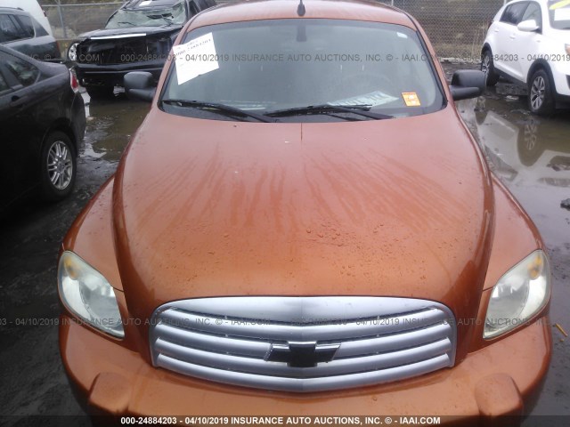 3GNDA13D37S617566 - 2007 CHEVROLET HHR LS Naranja foto 6