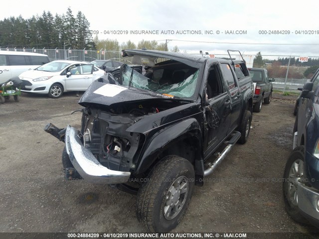 1GTDS136958171193 - 2005 GMC CANYON BLACK photo 2