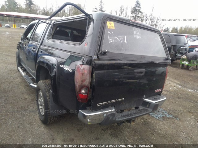 1GTDS136958171193 - 2005 GMC CANYON BLACK photo 3
