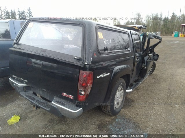 1GTDS136958171193 - 2005 GMC CANYON BLACK photo 4