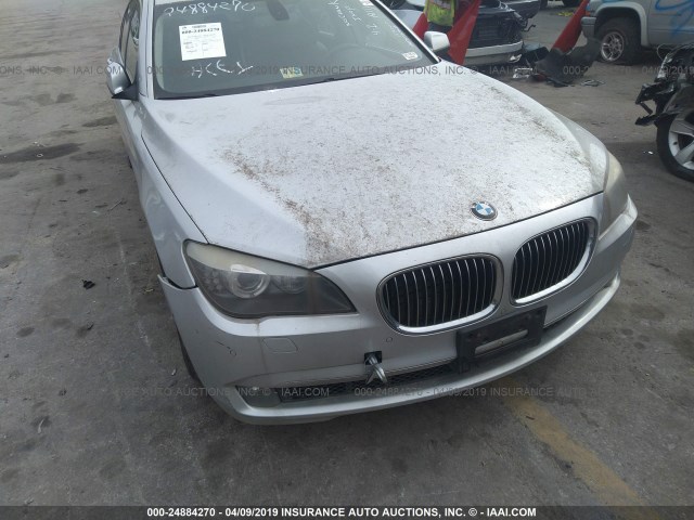 WBAKC6C51ACL67870 - 2010 BMW 750 I/XDRIVE SILVER photo 6