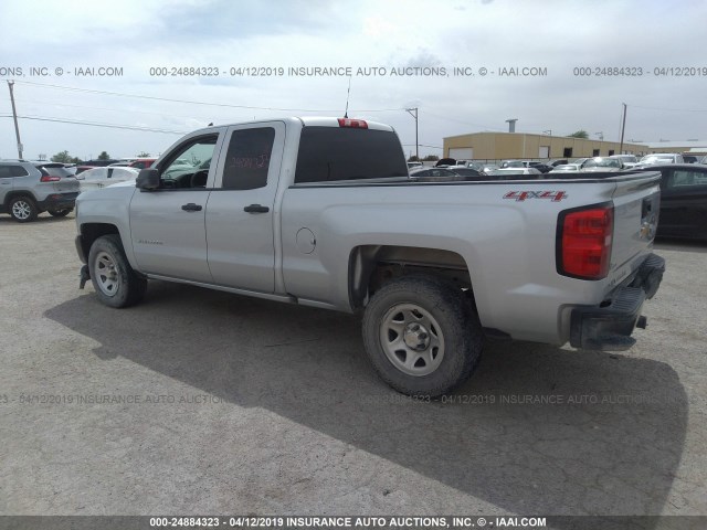 1GCVKNEC8GZ125320 - 2016 CHEVROLET SILVERADO K1500/K1500 LS SILVER photo 3