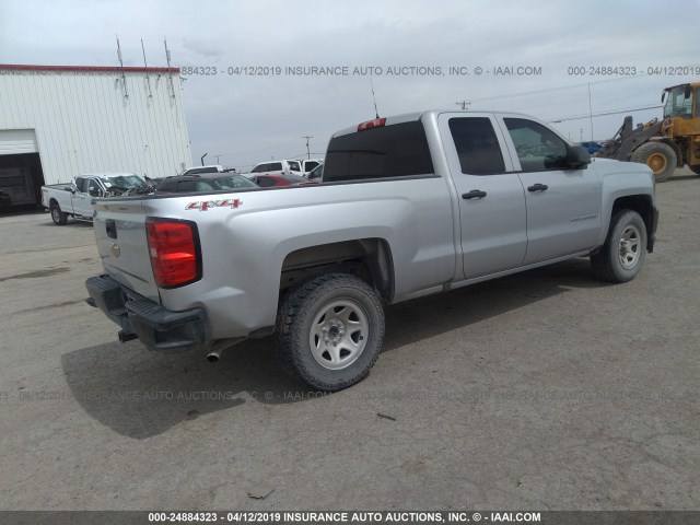 1GCVKNEC8GZ125320 - 2016 CHEVROLET SILVERADO K1500/K1500 LS SILVER photo 4