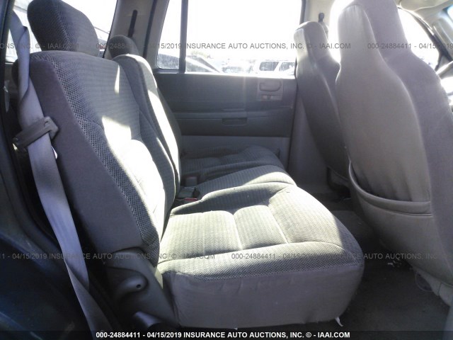 1B4HS48N62F130012 - 2002 DODGE DURANGO SLT GRAY photo 8