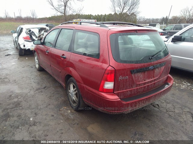 1FAFP36P5YW334129 - 2000 FORD FOCUS SE/SE COMFORT RED photo 3