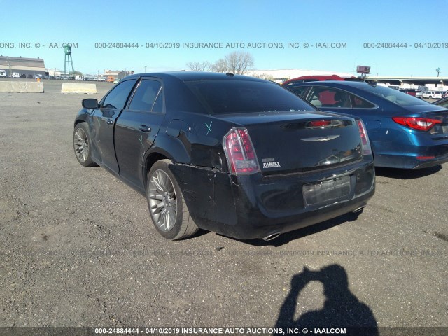 2C3CCADG1DH741149 - 2013 CHRYSLER 300C VARVATOS BLACK photo 3