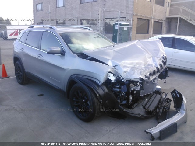 1C4PJLCB7KD114471 - 2019 JEEP CHEROKEE LATITUDE SILVER photo 1