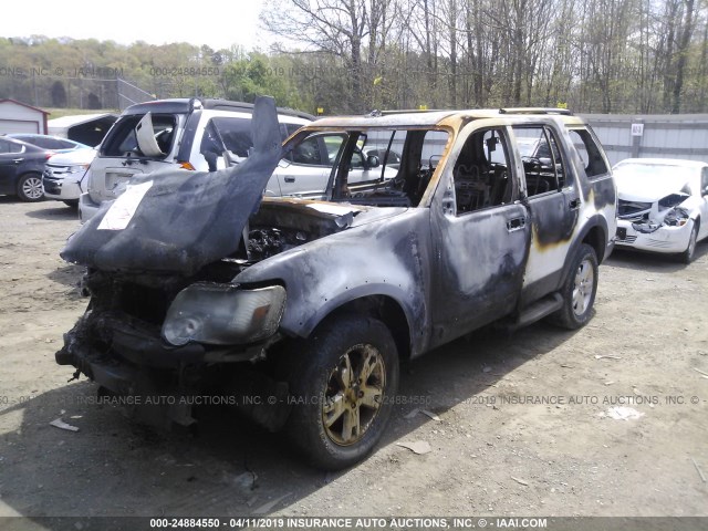 1FMEU73E66UA96756 - 2006 FORD EXPLORER XLT WHITE photo 2