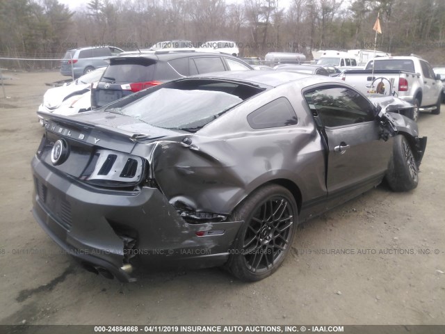 1ZVBP8JZ5E5227983 - 2014 FORD MUSTANG SHELBY GT500 GRAY photo 4