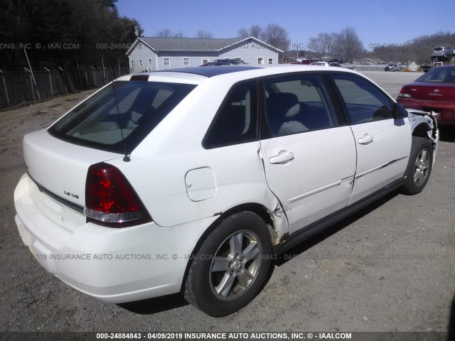 1G1ZT62835F177434 - 2005 CHEVROLET MALIBU MAXX LS WHITE photo 4