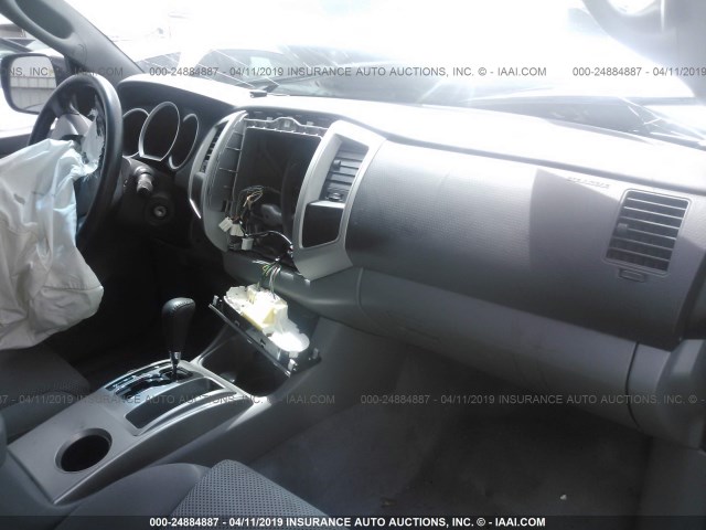 5TEJU62N67Z427942 - 2007 TOYOTA TACOMA DOUBLE CAB PRERUNNER SILVER photo 5