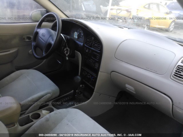 KNAFB121015033680 - 2001 KIA SEPHIA LS RED photo 5