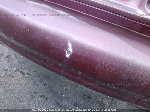 KNAFB121015033680 - 2001 KIA SEPHIA LS RED photo 6