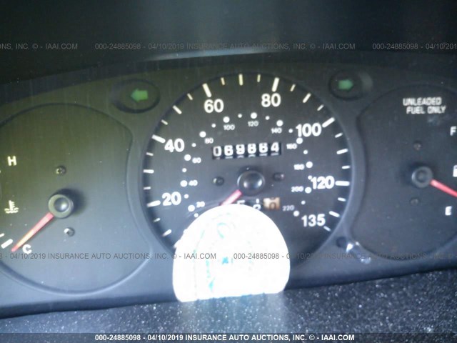 KNAFB121015033680 - 2001 KIA SEPHIA LS RED photo 7