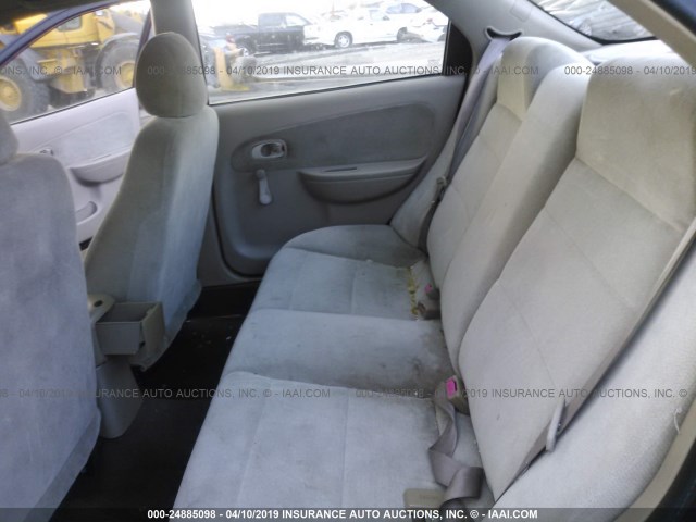 KNAFB121015033680 - 2001 KIA SEPHIA LS RED photo 8