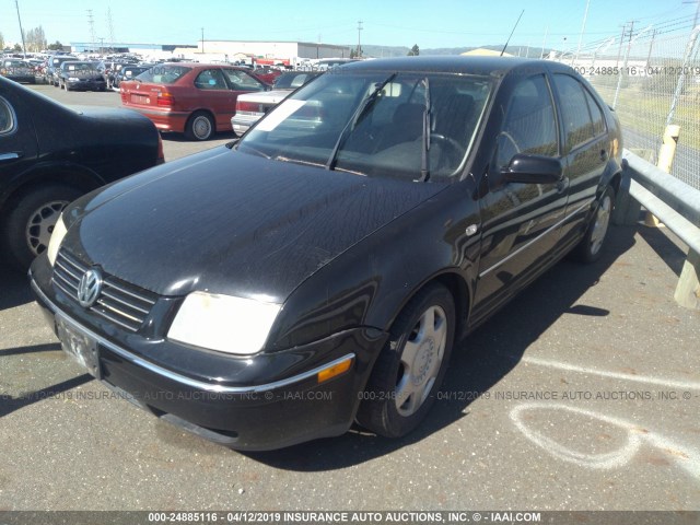 3VWRK69M04M011817 - 2004 VOLKSWAGEN JETTA GL BLACK photo 2