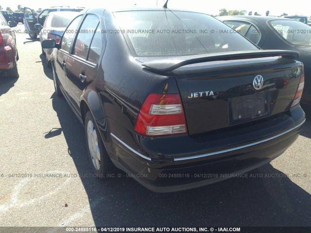 3VWRK69M04M011817 - 2004 VOLKSWAGEN JETTA GL BLACK photo 3