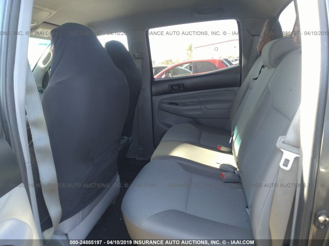 3TMJU4GN6DM150232 - 2013 TOYOTA TACOMA DOUBLE CAB PRERUNNER GRAY photo 8