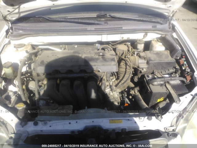 1NXBR32E94Z205304 - 2004 TOYOTA COROLLA CE/LE/S WHITE photo 10