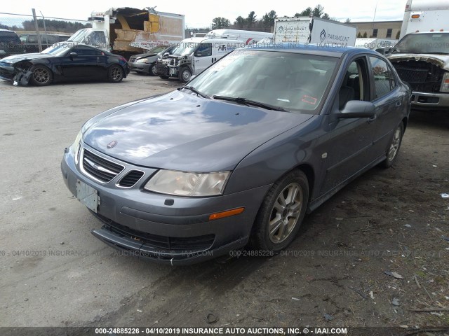 YS3FD49Y371106342 - 2007 SAAB 9-3 2.0T BLUE photo 2