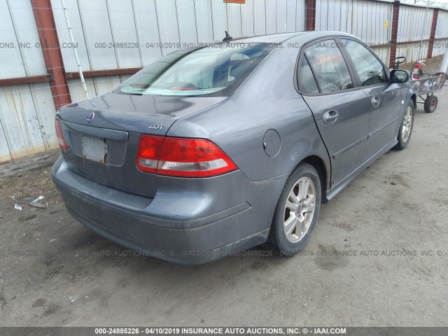 YS3FD49Y371106342 - 2007 SAAB 9-3 2.0T BLUE photo 4