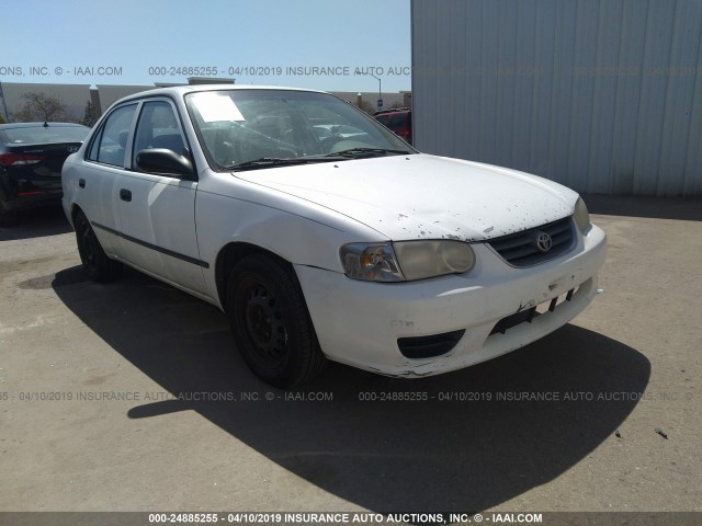 1NXBR12EX1Z462231 - 2001 TOYOTA COROLLA CE/LE/S WHITE photo 1