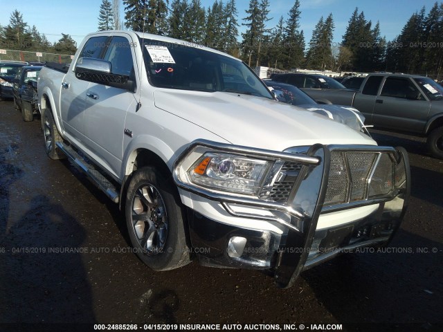 1C6RR7NT6ES182279 - 2014 RAM 1500 LARAMIE WHITE photo 1