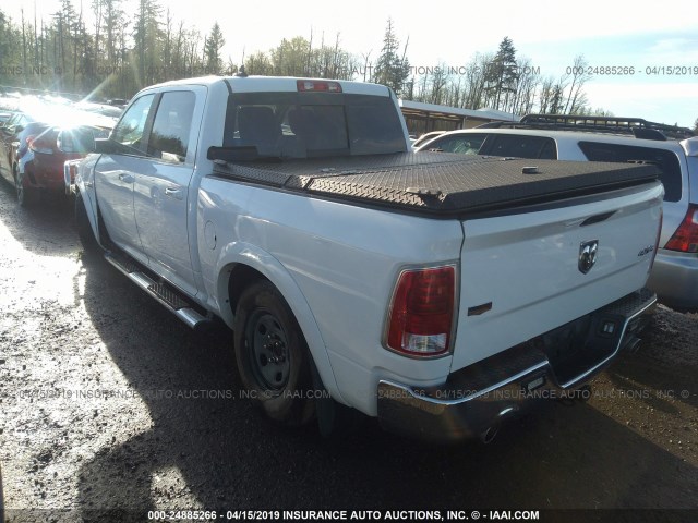 1C6RR7NT6ES182279 - 2014 RAM 1500 LARAMIE WHITE photo 3