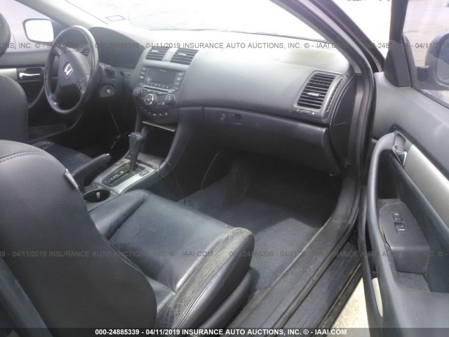 1HGCM72683A033274 - 2003 HONDA ACCORD EX BLACK photo 5