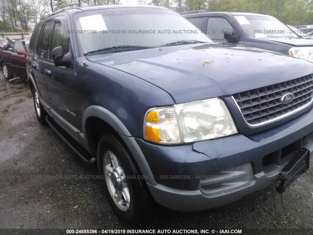 1FMDU73E92UA04951 - 2002 FORD EXPLORER XLT BLUE photo 1