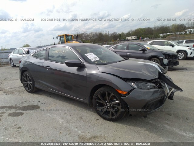 2HGFC4B89KH301667 - 2019 HONDA CIVIC SPORT Gris foto 1