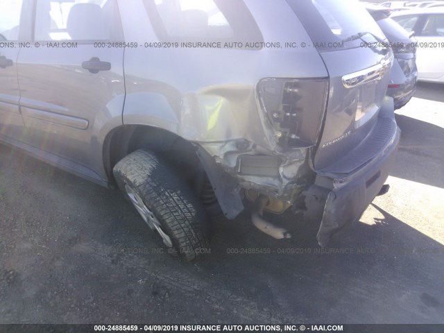 2CNDL13F266059240 - 2006 CHEVROLET EQUINOX LS GRAY photo 6