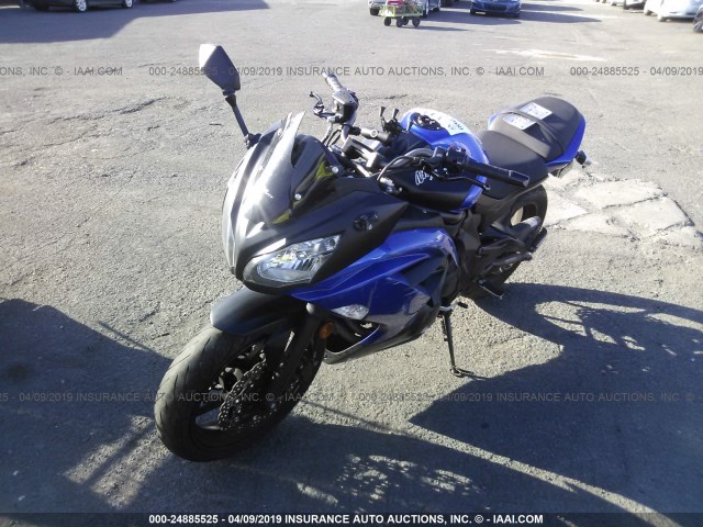 JKAEXEE13DDA12994 - 2013 KAWASAKI EX650 E BLUE photo 2