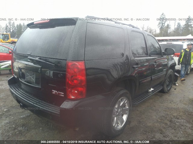 1GKFK13027R167069 - 2007 GMC YUKON BLACK photo 4