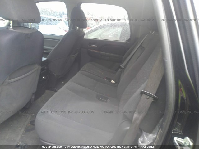 1GKFK13027R167069 - 2007 GMC YUKON BLACK photo 8