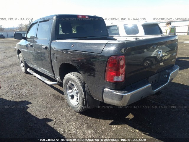 1C6RD7KP6CS306084 - 2012 DODGE RAM 1500 ST BLACK photo 3