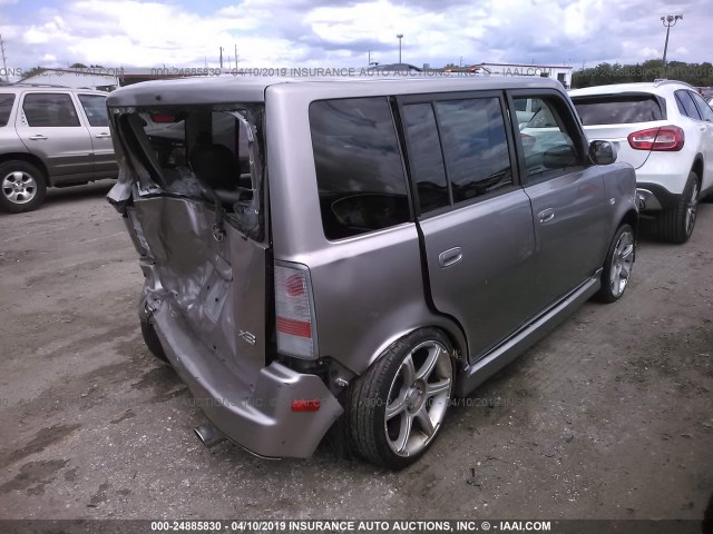 JTLKT324850216059 - 2005 TOYOTA SCION XB 银色 照片 4