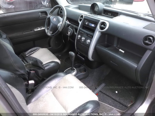 JTLKT324850216059 - 2005 TOYOTA SCION XB 银色 照片 5